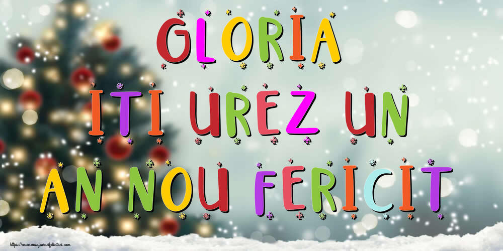 Felicitari de Anul Nou - Brazi & Peisaje De Iarna | Gloria, iti urez un An Nou Fericit!