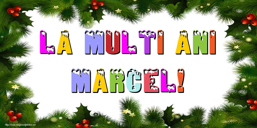 Felicitari de Anul Nou - La multi ani Marcel!