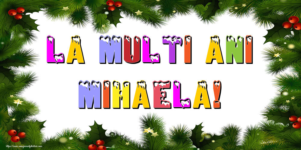  Felicitari de Anul Nou - Brazi | La multi ani Mihaela!
