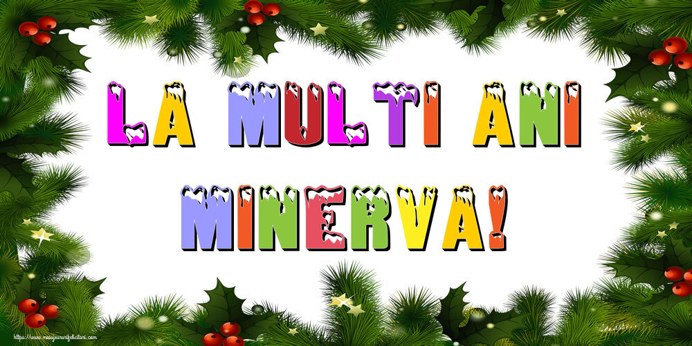 Felicitari de Anul Nou - La multi ani Minerva!