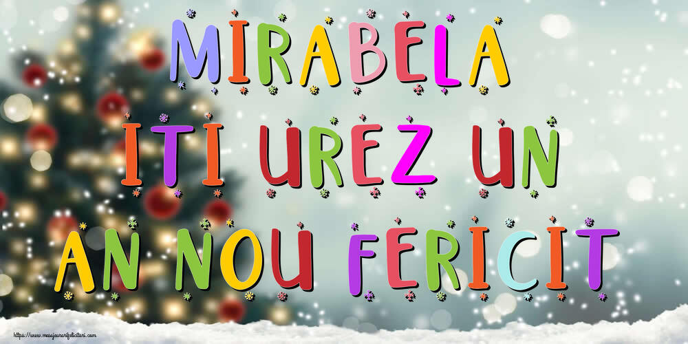  Felicitari de Anul Nou - Brazi & Peisaje De Iarna | Mirabela, iti urez un An Nou Fericit!