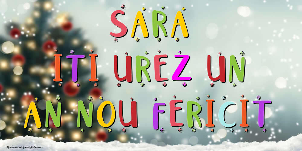  Felicitari de Anul Nou - Brazi & Peisaje De Iarna | Sara, iti urez un An Nou Fericit!