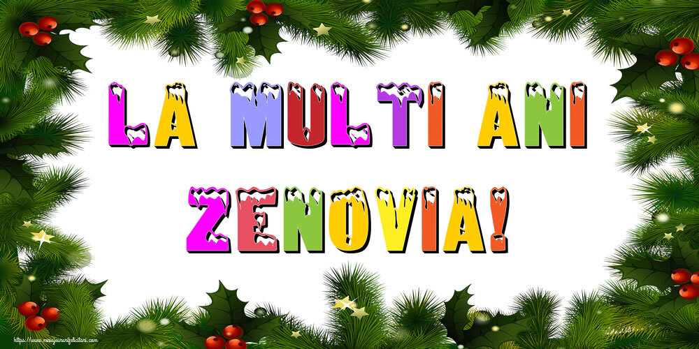 Felicitari de Anul Nou - Brazi | La multi ani Zenovia!
