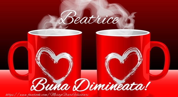 Felicitari de buna dimineata - ☕ Cafea & I Love You | Beatrice Buna dimineata