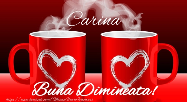 Felicitari de buna dimineata - ☕ Cafea & I Love You | Carina Buna dimineata