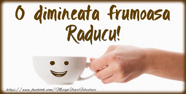 Felicitari de buna dimineata - O dimineata frumoasa Raducu!