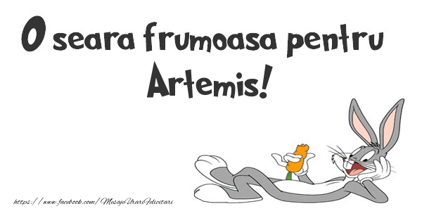 Felicitari de buna seara - Haioase | O seara frumoasa pentru Artemis!