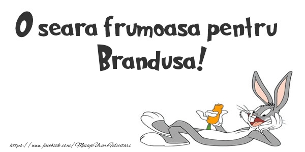 Felicitari de buna seara - O seara frumoasa pentru Brandusa!