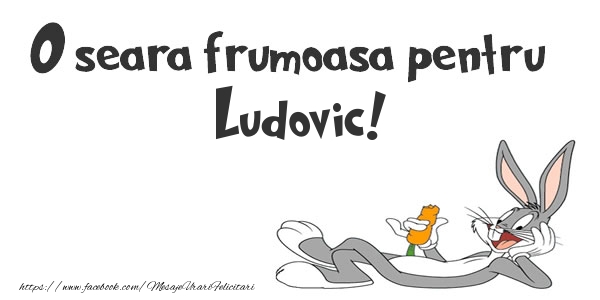 Felicitari de buna seara - O seara frumoasa pentru Ludovic!
