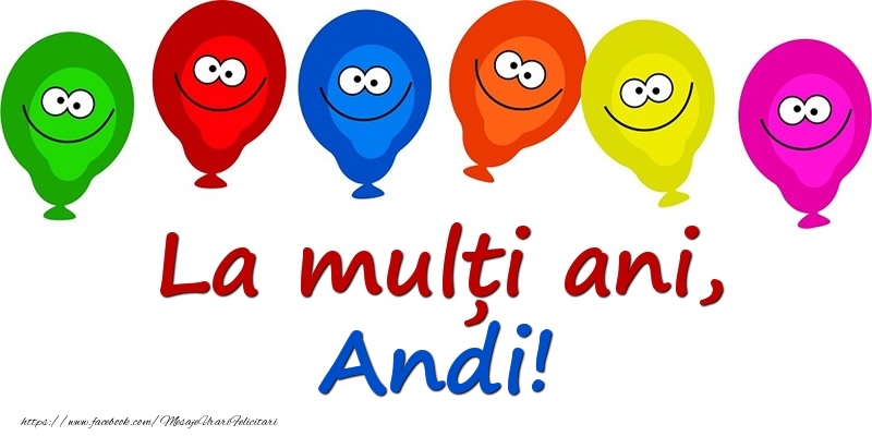 Felicitari pentru copii - La mulți ani, Andi!