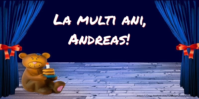 Felicitari pentru copii - La multi ani, Andreas!