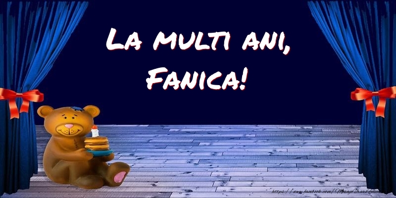 Felicitari pentru copii - Ursuleti | La multi ani, Fanica!