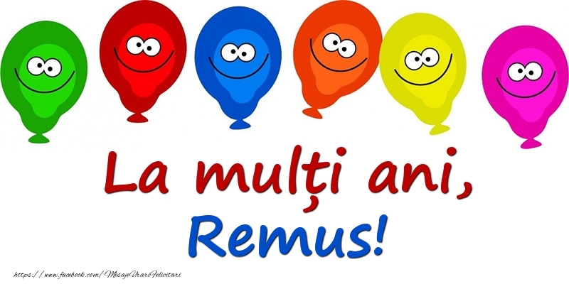 Felicitari pentru copii - La mulți ani, Remus!