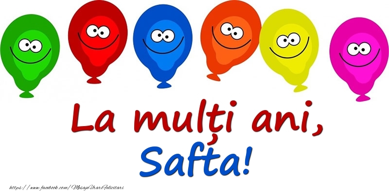 Felicitari pentru copii - La mulți ani, Safta!