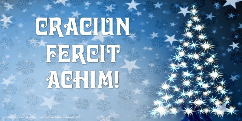 Felicitari de Craciun - Brazi | Craciun Fericit Achim!