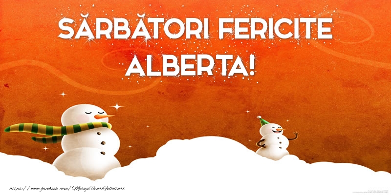 Felicitari de Craciun - Sărbători Fericite Alberta!