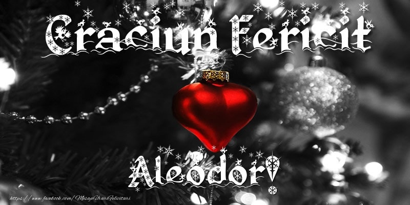 Felicitari de Craciun - Craciun Fericit Aleodor!