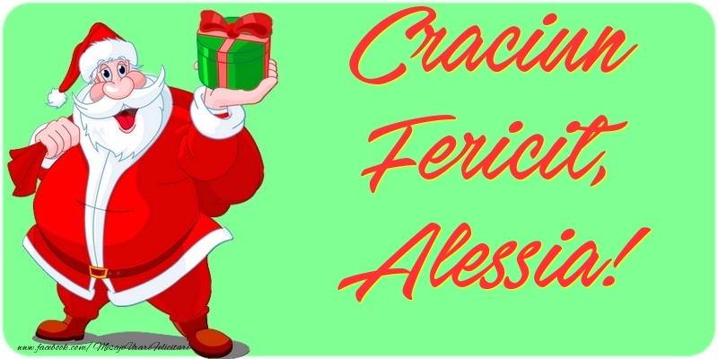 Felicitari de Craciun - Craciun Fericit, Alessia