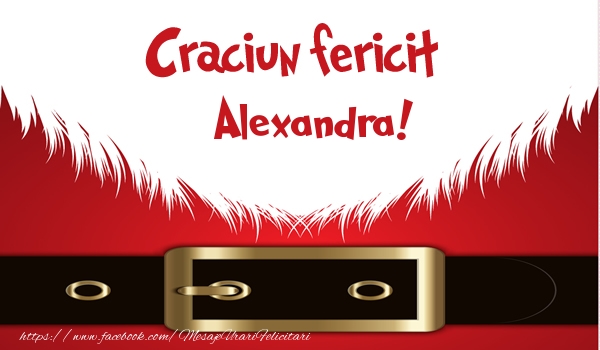 Felicitari de Craciun - Mos Craciun | Craciun Fericit Alexandra!