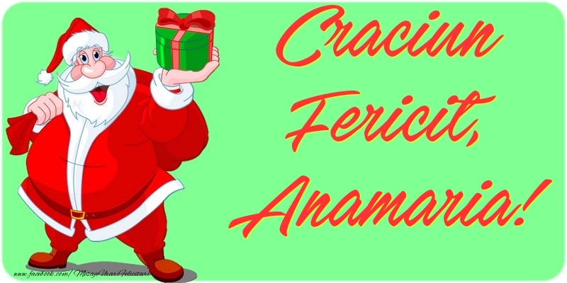 Felicitari de Craciun - Craciun Fericit, Anamaria