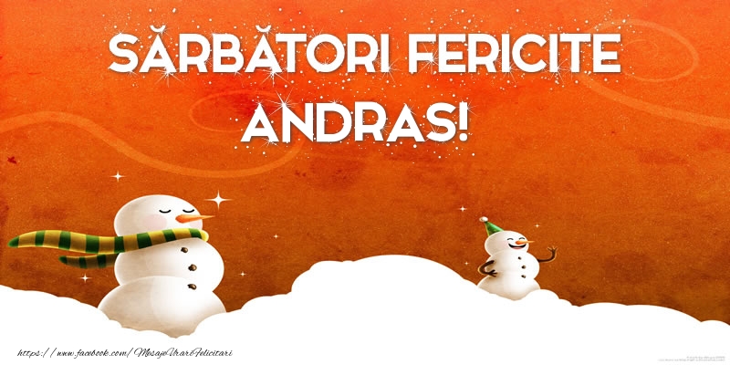 Felicitari de Craciun - Sărbători Fericite Andras!