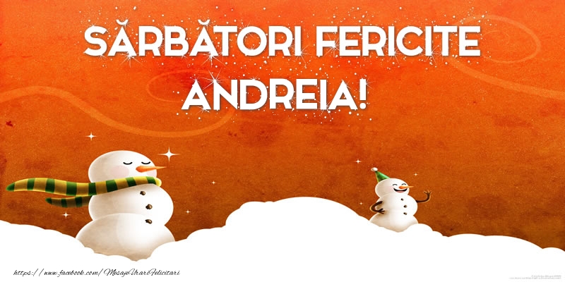 Felicitari de Craciun - Sărbători Fericite Andreia!