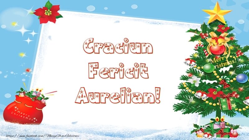 Felicitari de Craciun - Brazi | Craciun Fericit Aurelian!