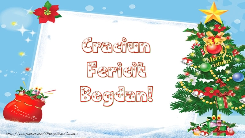 Felicitari de Craciun - Brazi | Craciun Fericit Bogdan!