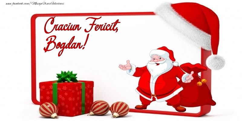 Felicitari de Craciun - Craciun Fericit, Bogdan