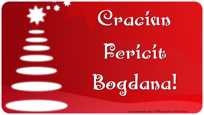 Felicitari de Craciun - Brazi | Craciun Fericit Bogdana