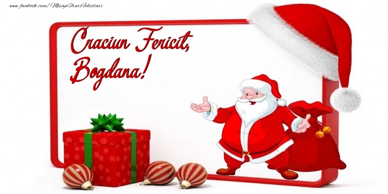 Felicitari de Craciun - Craciun Fericit, Bogdana