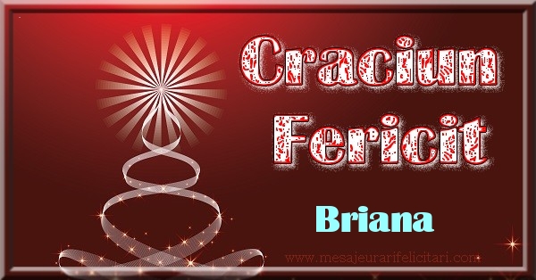 Felicitari de Craciun - Craciun Fericit Briana