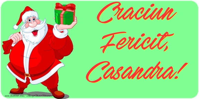 Felicitari de Craciun - Craciun Fericit, Casandra
