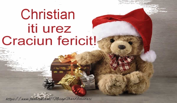 Felicitari de Craciun - Christian iti urez Craciun fericit!