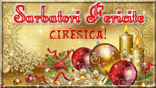 Felicitari de Craciun - Globuri | Sarbatori fericite Ciresica!