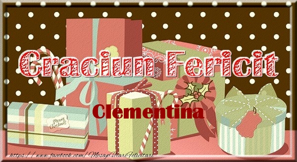 Felicitari de Craciun - Craciun Fericit Clementina