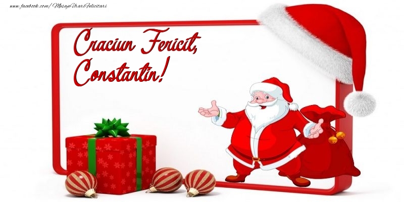 Felicitari de Craciun - Craciun Fericit, Constantin