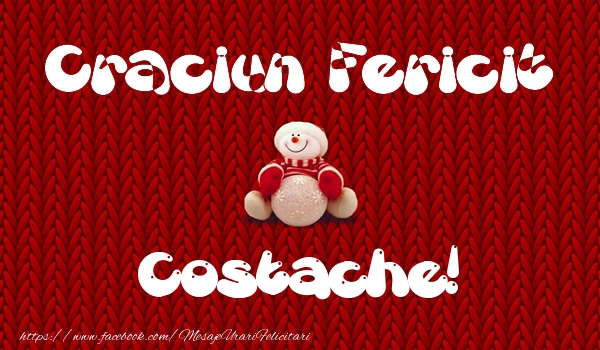 Felicitari de Craciun - Craciun Fericit Costache!