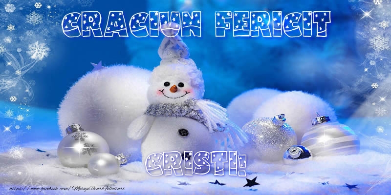 Felicitari de Craciun - ⛄ Om De Zapada & Peisaje De Iarna | Craciun fericit Cristi!