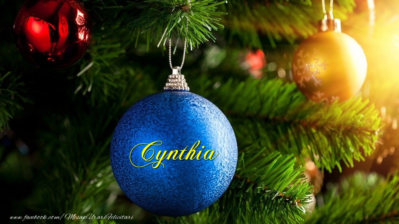 Felicitari de Craciun - Globul tau Cynthia