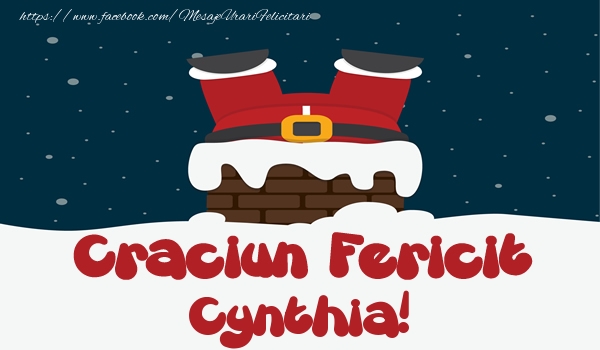 Felicitari de Craciun - Craciun Fericit Cynthia!