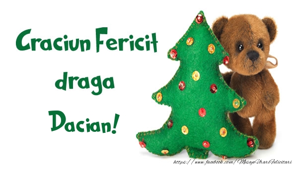 Felicitari de Craciun - Craciun Fericit draga Dacian!