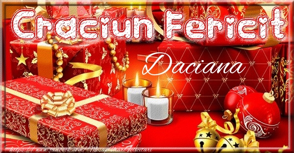 Felicitari de Craciun - Craciun Fericit Daciana