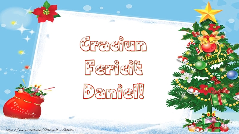 Felicitari de Craciun - Craciun Fericit Daniel!