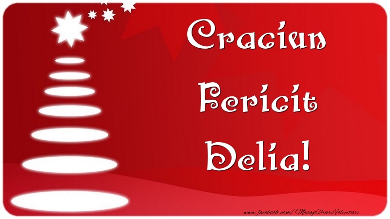 Felicitari de Craciun - Craciun Fericit Delia