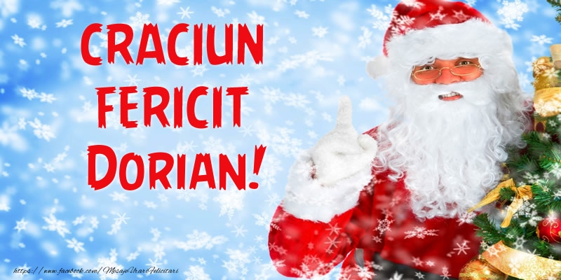 Felicitari de Craciun - Craciun Fericit Dorian!