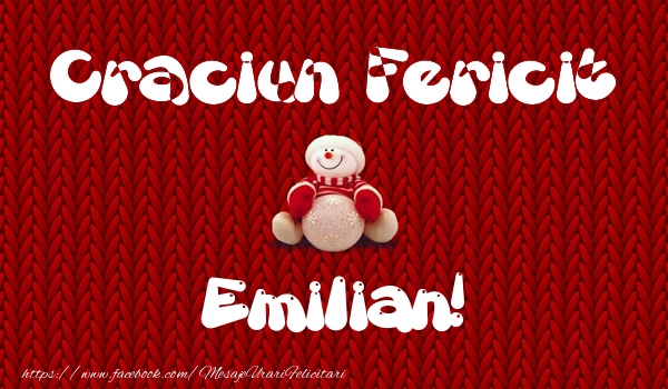 Felicitari de Craciun - Craciun Fericit Emilian!