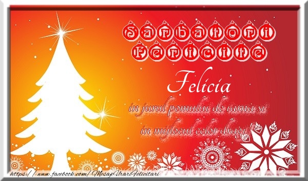 Felicitari de Craciun - Sarbatori fericite  in jurul pomului de iarna si in mijlocul celor dragi! Felicia