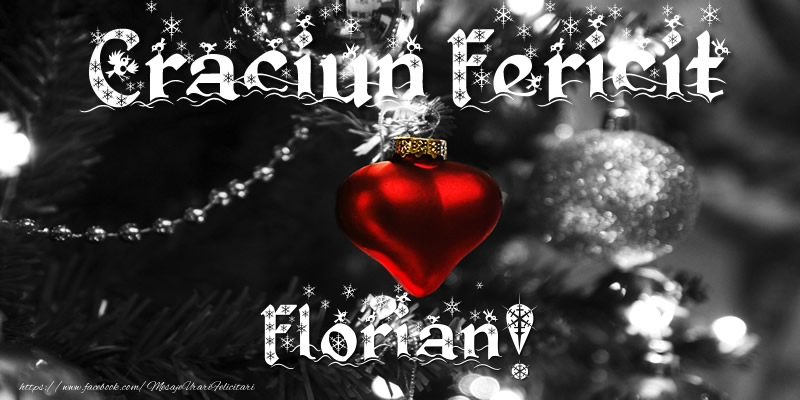 Felicitari de Craciun - Globuri | Craciun Fericit Florian!