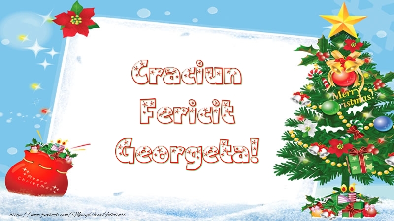 Felicitari de Craciun - Brazi | Craciun Fericit Georgeta!